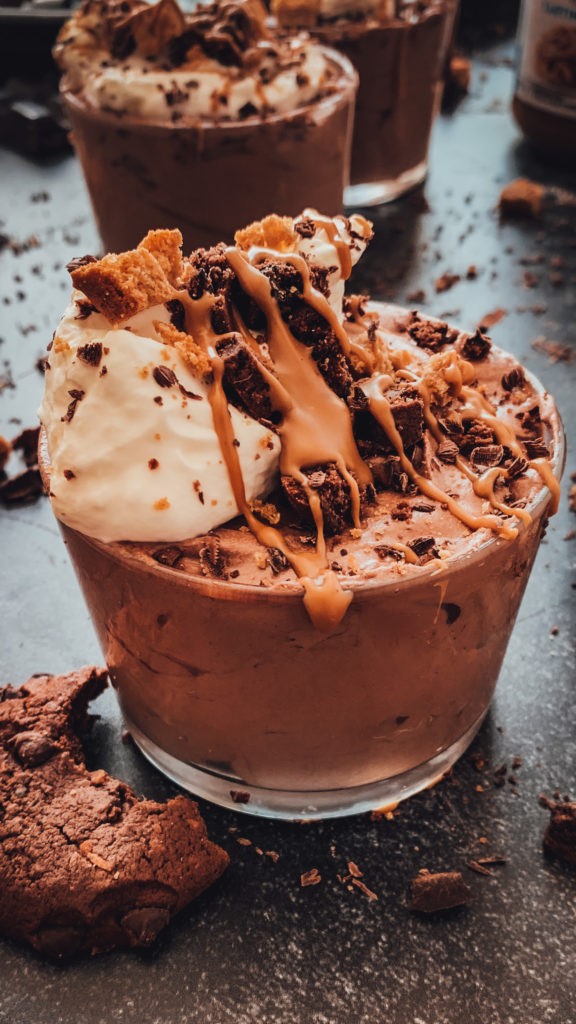 cookie butter chocolate mousse