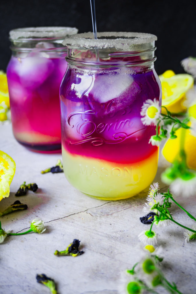 Butterfly Pea Flower Tea Lemonade (herb infused!) - The Cup of Life