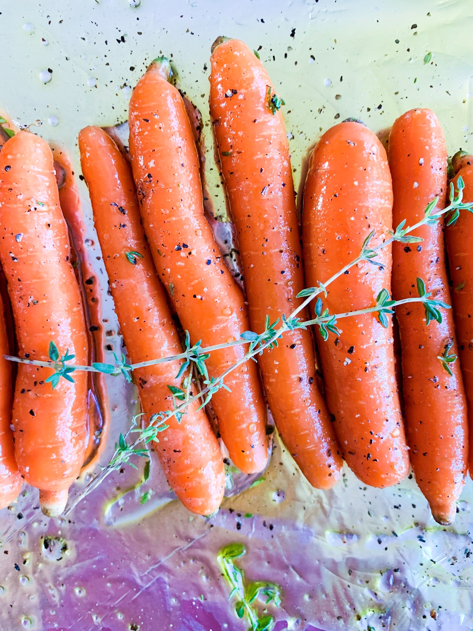 Honey And Thyme Roasted Carrots 0901