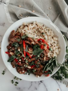 THAI BASIL BEEF - Thecommunalfeast.com