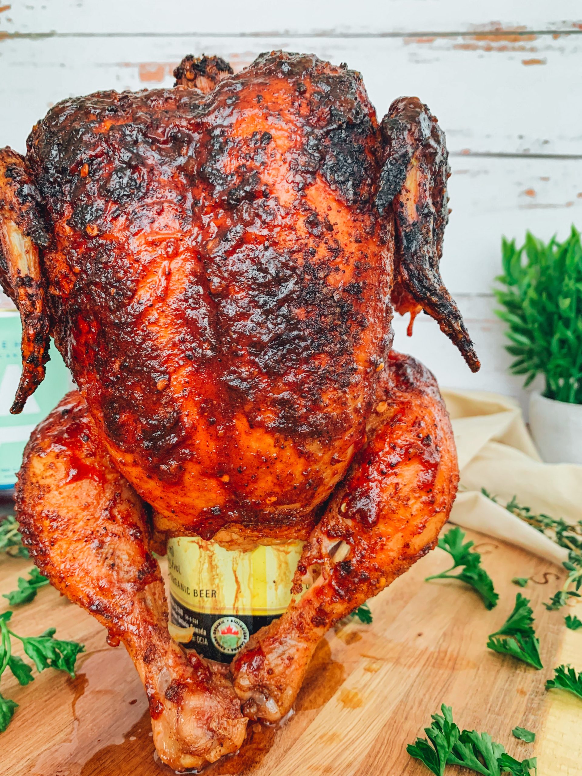 beer can bbq whole chicken