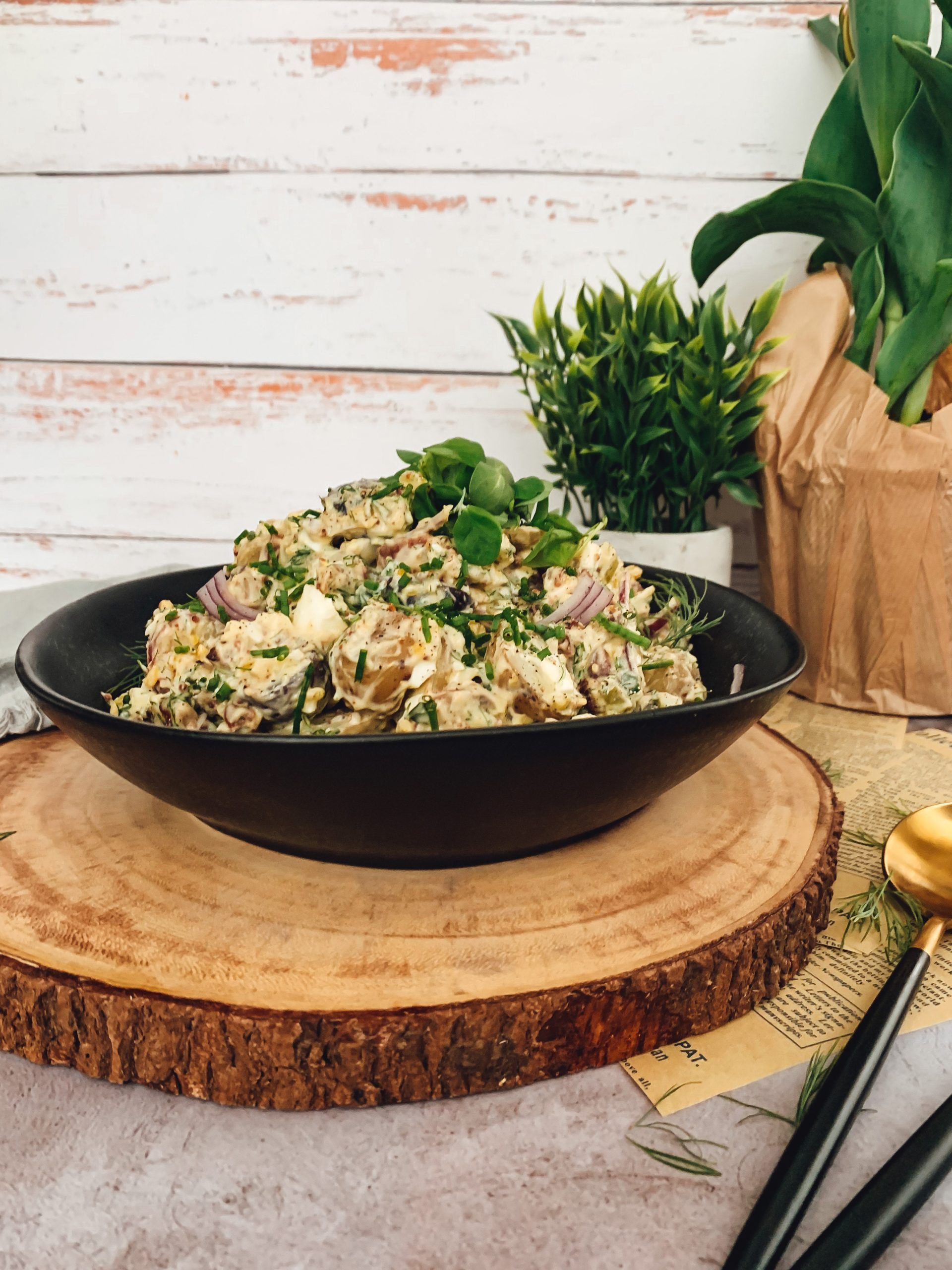 RUSTIC HERB POTATO SALAD - thecommunalfeast.com