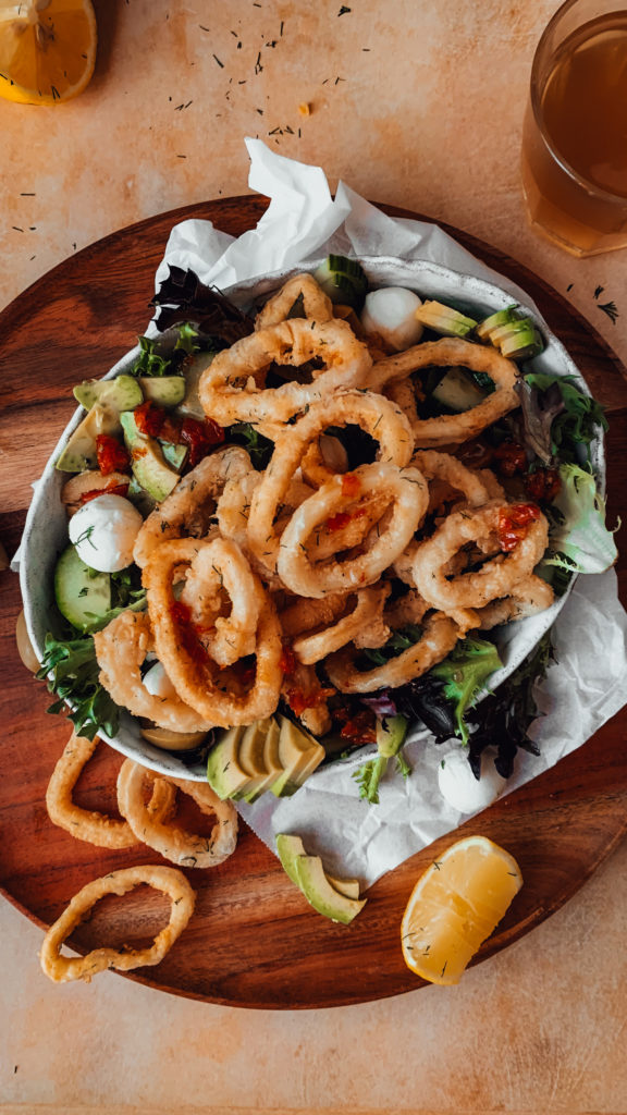 Calamari salad - thecommunalfeast.com