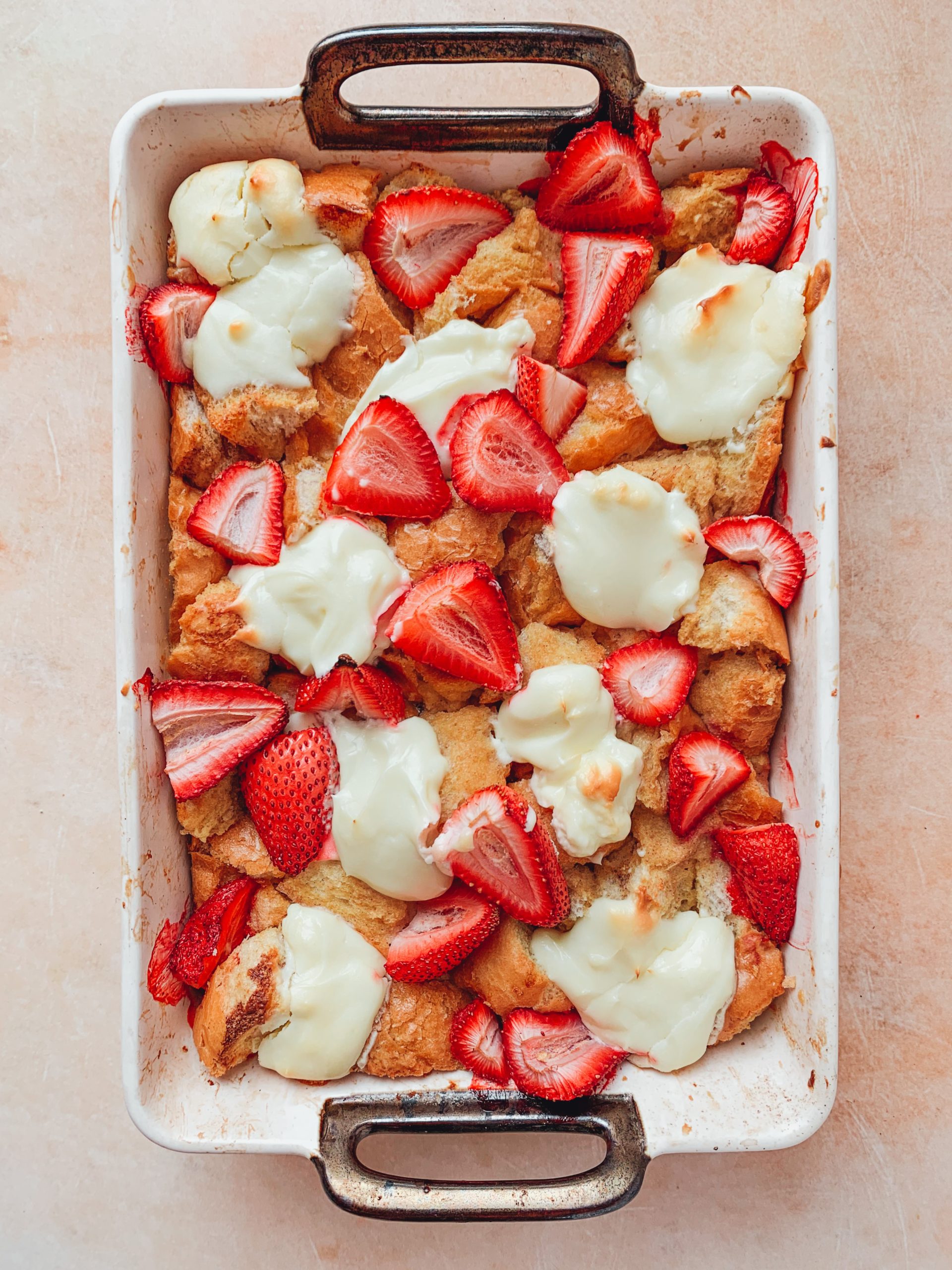 STRAWBERRY & CREAM FRENCH TOAST BAKE