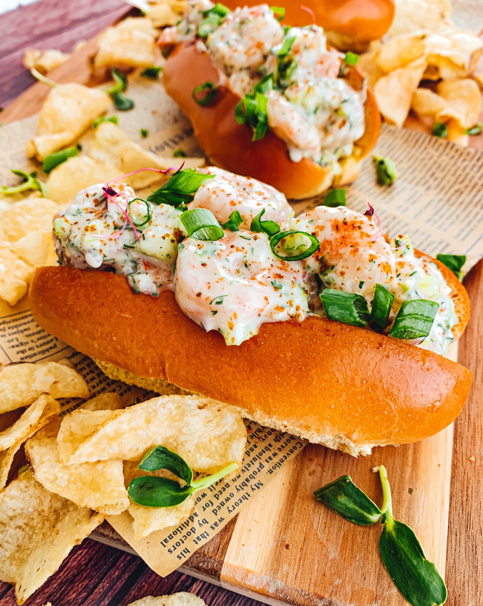 SHRIMP ROLLS ON BRIOCHE BUNS - Thecommunalfeast.com