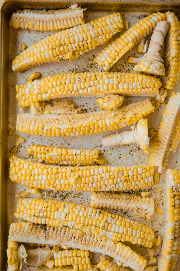 prep corn ribs