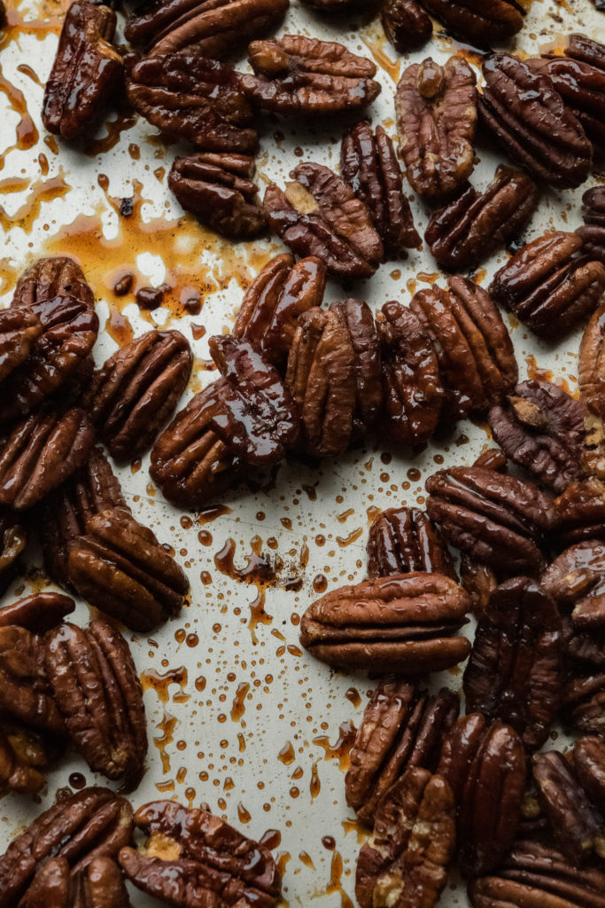 cinnamon roasted candied pecans