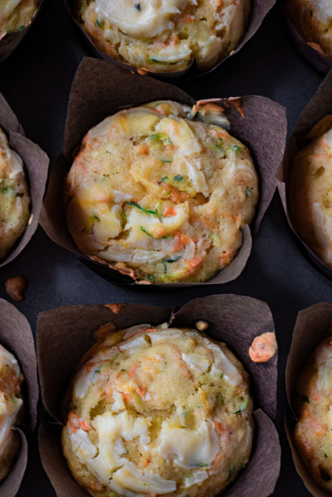carrot zucchini muffins 