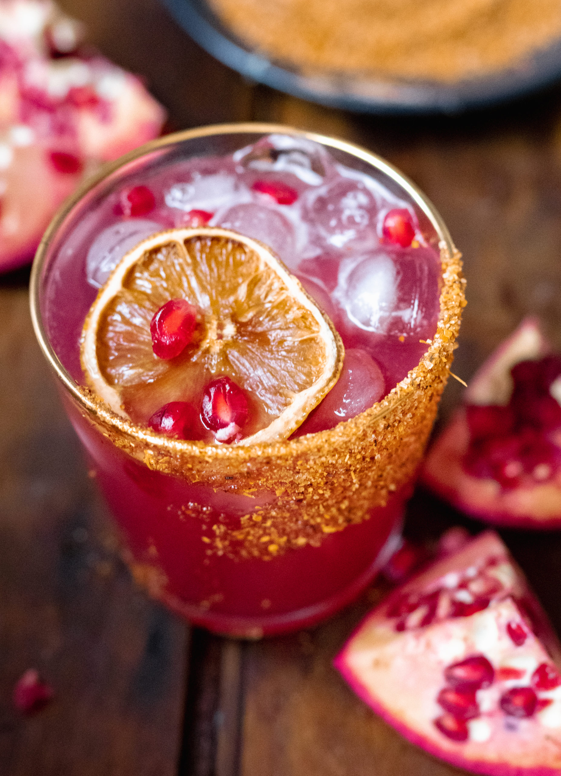 Pomegranate Margarita Thecommunalfeast Com