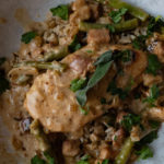 Smothered chicken with pancetta and sage sauce